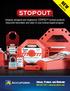 NEW. Uniquely designed and engineered, STOPOUT lockout products bring both innovation and value to your lockout tagout program.