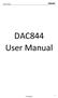 AIM- DAC System. DAC844 User Manual. Anviz Global Inc