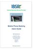 Mobile Phone Banking Users Guide