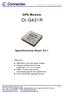 GPS Module. Ct-G431R. Specifications Sheet V0.1