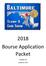 2018 Bourse Application Packet
