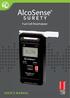 Thank you for purchasing an AlcoSense Surety breathalyser.