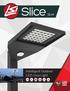 Slice SLM. Intelligent Outdoor LED Area Light