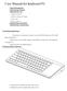 User Manual for keyboard PC