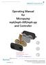 Operating Manual for Micropump. and Controller