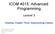 ICOM 4015: Advanced Programming