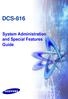 DCS-816. System Administration and Special Features Guide