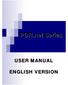 PDR.net Series USER MANUAL ENGLISH VERSION