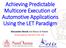 Achieving Predictable Multicore Execution of Automotive Applications Using the LET Paradigm