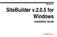 SiteBuilder v for Windows