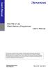 PG-FP6 V1.02 Flash Memory Programmer User s Manual