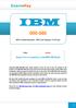 IBM Certified Specialist - IBM Case Manager V5.0 Exam.