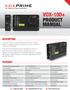 VOX-100+ PRODUCT MANUAL DESCRIPTION FEATURES