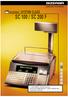 I/420e A BIZERBA SYSTEM CLASS SC 100 / SC 200 F A ELECTRONIC SYSTEM SCALES WITH CUSTOMER RECEIPT, LABEL PRINTER OR LINERLESS PRINTER.