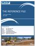 THE REFERENCE FILE. Cadd Support Office May Included in this issue: