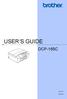 USER S GUIDE DCP-165C. Version A USA/CAN