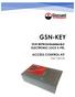 GSN-KEY ACCESS CONTROL KIT FOR REPROGRAMMABLE ELECTRONIC LOCK E-PRL. User manual