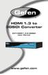 HDMI 1.3 to 3GSDI Converter