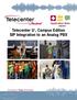 Application Note. Telecenter U, Campus Edition SIP Integration to an Analog PBX