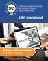 ASBO International. SFO Recertification Guide One-Step Process. Updated February 1, 2018 Tel: x