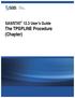 SAS/STAT 12.3 User s Guide. The TPSPLINE Procedure (Chapter)