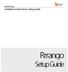 BindTuning Installations Instructions, Setup Guide. Rrrango Setup Guide