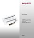 ACU-RITE. USB Recovery Drive. User s Manual. For use with: MILLPWR G2 ID xx