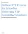 OnBase RTP Process for School or University RTP Committee Members