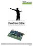 ProCon GSM PROFESSIONAL GSM/GPRS TRANSMITTER