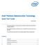 Intel Platform Administration Technology Quick Start Guide