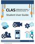 Student User Guide Last modified October 8, 2015