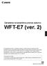 Zariadenie na bezdrôtový prenos súborov. WFT-E7 (ver. 2)