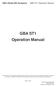 GBA ST1 Operation Manual