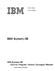 - - - ) _ I BM System/38. IBM System/3S Control Program Facility Concepts Manual GC Ie No Program Number