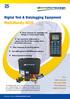 Digital Test & Datalogging Equipment. Three channels, for selectable ma, Voltage or virtual sensor inputs