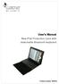 User's Manual. New ipad Protection Case with detachable Bluetooth keyboard. Product number: SI54072