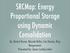 SRCMap: Energy Proportional Storage using Dynamic Consolidation