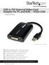 USB to DVI External Video Card Adapter for PC and MAC x1200
