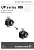 GRUNDFOS INSTRUCTIONS. UP series 100. Control box exchange. Service kit instructions