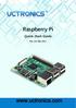 Raspberry Pi. Quick-Start Guide. Rev 1.0, Mar 2017