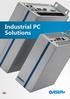 INDUSTRIAL PC SOLUTIONS