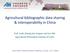 Agricultural bibliographic data sharing & interoperability in China
