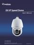 GV-IP Speed Dome. User's Manual GV-SD2322-IR GV-SD3732-IR