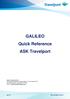 GALILEO Quick Reference ASK Travelport