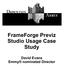 FrameForge Previz Studio Usage Case Study. David Evans Emmy nominated Director