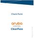 ClearPass and Check Point Integration Guide. Check Point. ClearPass. ClearPass and Check Point Integration Guide 1
