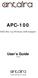 APC-100. IEEE g Wireless USB Adapter. User s Guide v1.0