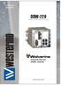 User Guide. Westermo Teleindustri AB DDW-220. Wolverine series DDW-220. Industrial Ethernet SHDSL extender.