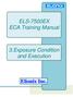 ELS-7500EX ECA Training Manual. 3.Exposure Condition and Execution. Elionix Inc.