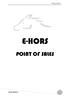 POS E-HORS E-HORS POINT OF SALES EHORS VERSION 3 1